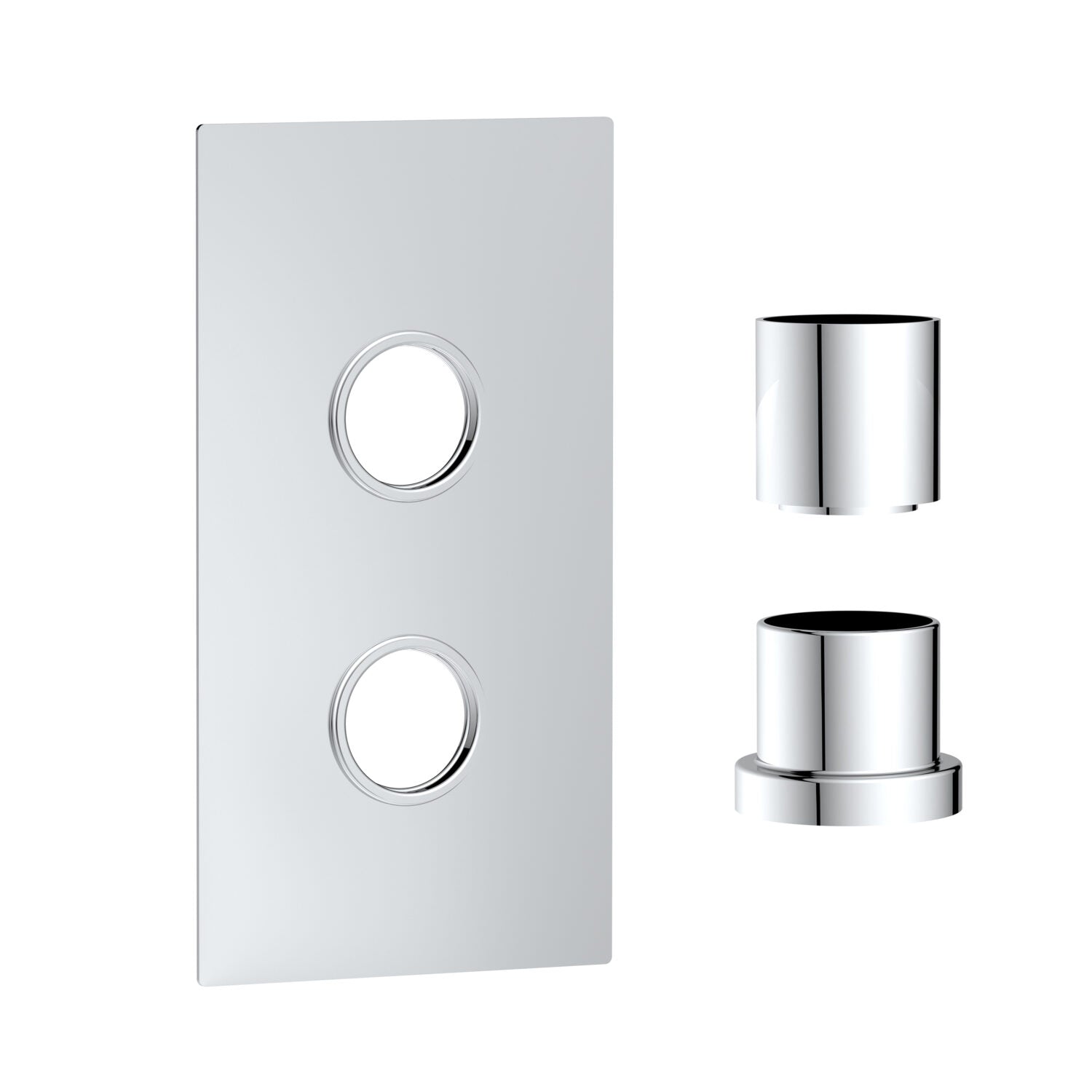 Scudo Concealed One Outlet Shower Valve with Chrome Plate