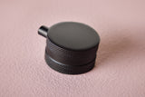 Scudo Concealed One Outlet Shower Valve with Matt Black Plate knurled handle lifestyle