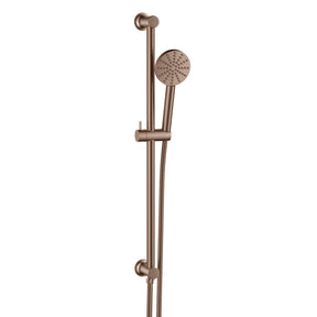 Scudo Concealed Shower Riser Rail in Brushed Bronze