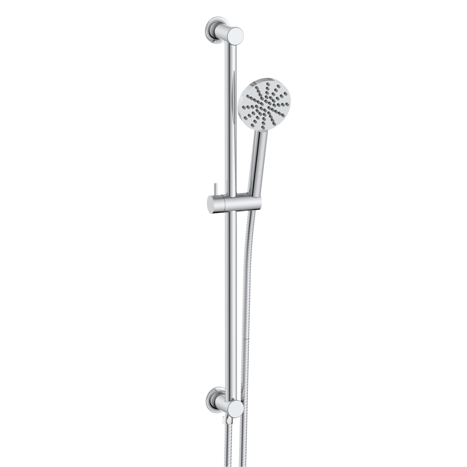 Scudo Concealed Shower Riser Rail in Chrome