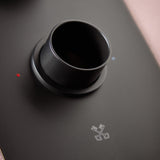 Scudo Concealed Two Outlet Shower Valve with Matt Black Plate handle