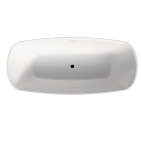 Scudo Coral 1700 x 750mm Freestanding Bath in Gloss White 2