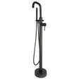 NU-017 Scudo Core Black Freestanding Bath Shower Mixer (1)