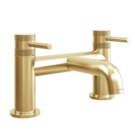 NU-009 Scudo Core Brushed Brass Bath Filler (1)