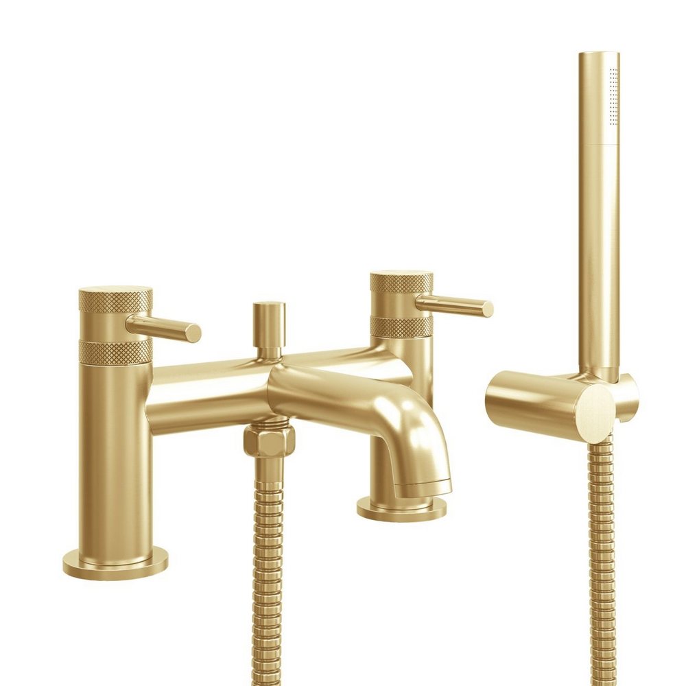 NU-012 Scudo Core Brushed Brass Bath Shower Mixer (1)