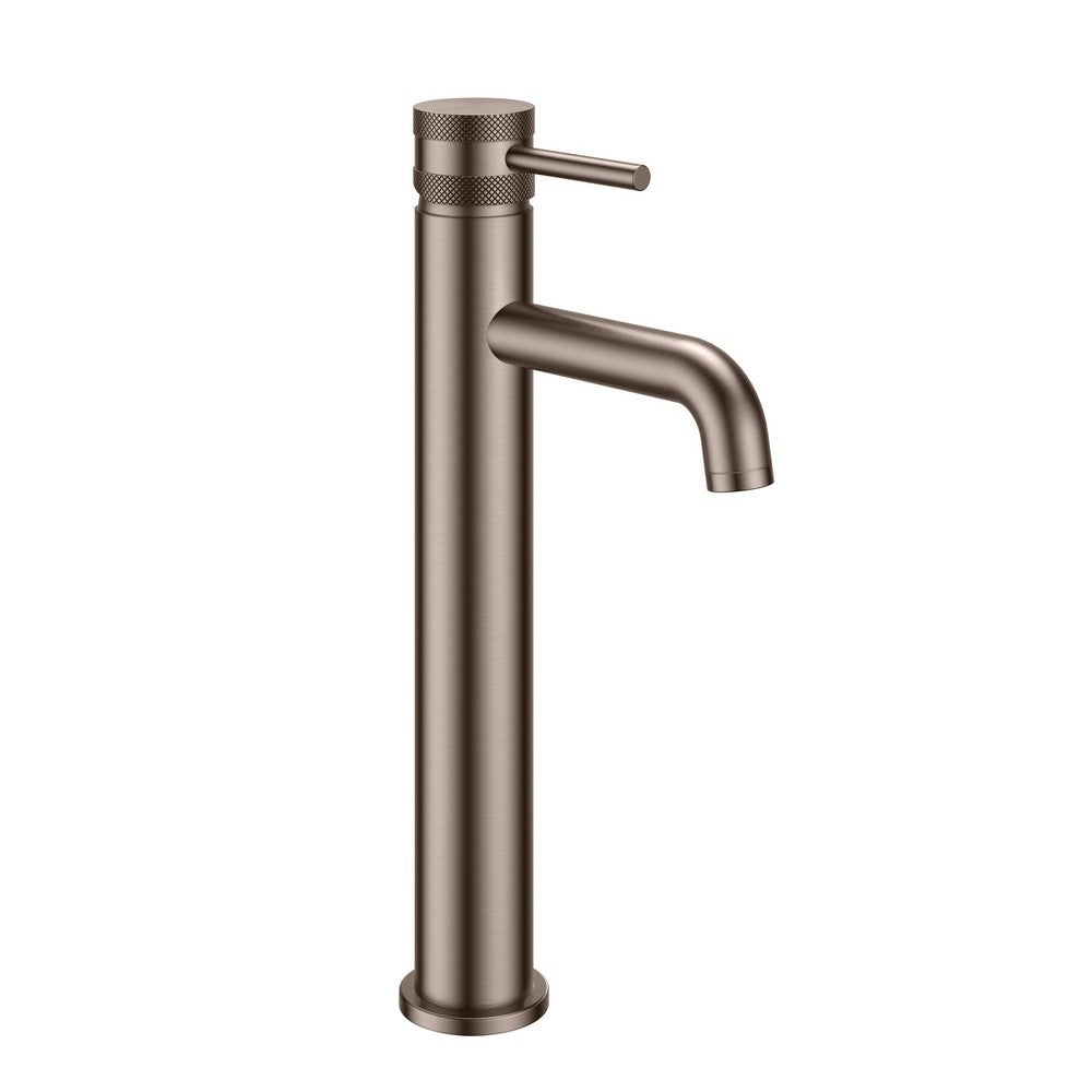 NU-039 Scudo Core Brushed Bronze Tall Mono Basin Mixer (1)