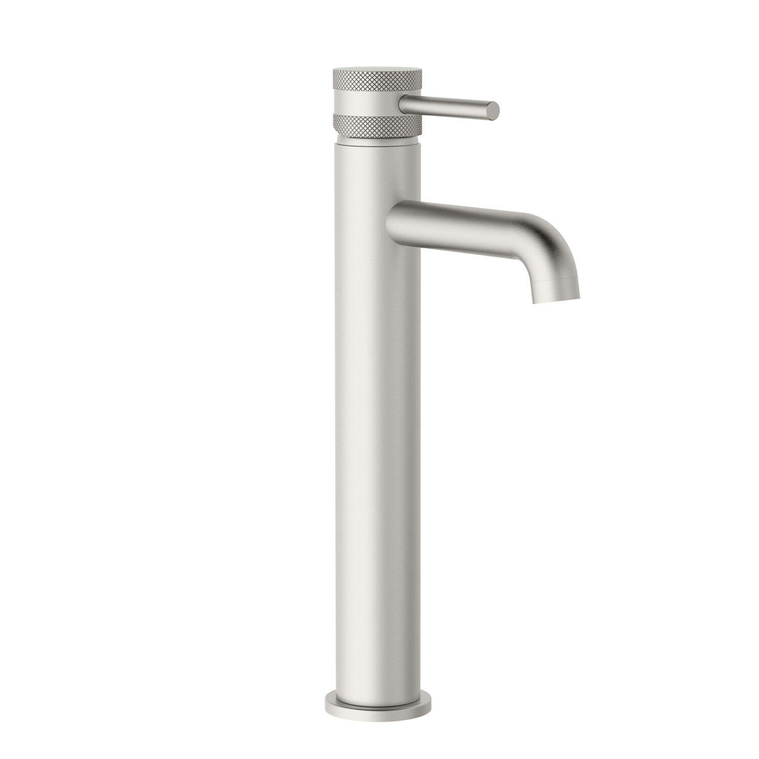 Scudo Core Brushed Nickel Tall Mono Basin Mixer