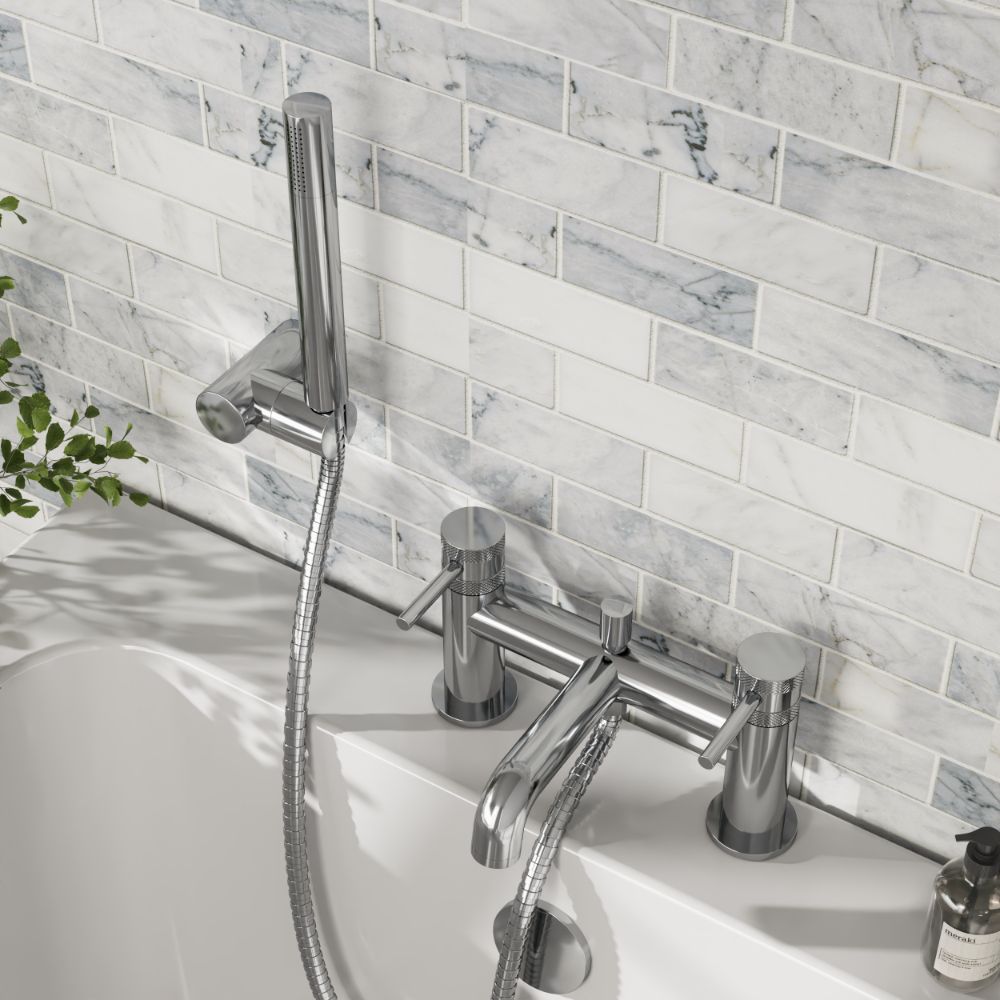 Scudo Core Chrome Bath Shower Mixer lifestyle 2