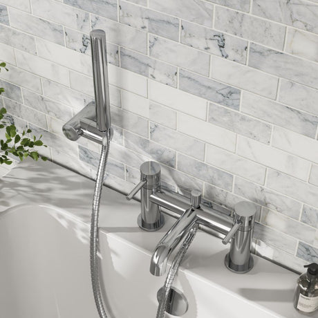 Scudo Core Chrome Bath Shower Mixer lifestyle 2