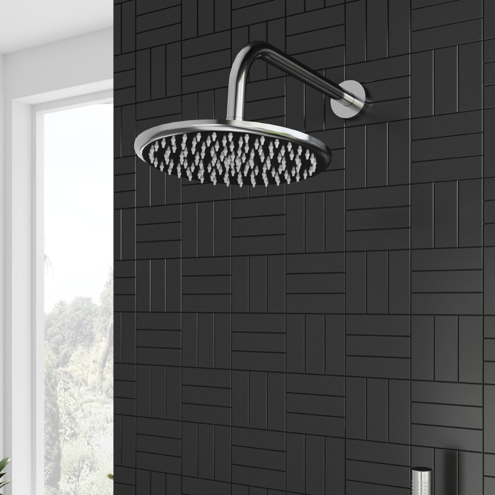 Scudo Core Chrome Concealed Shower with Fixed Head and Handset lifestyle 5