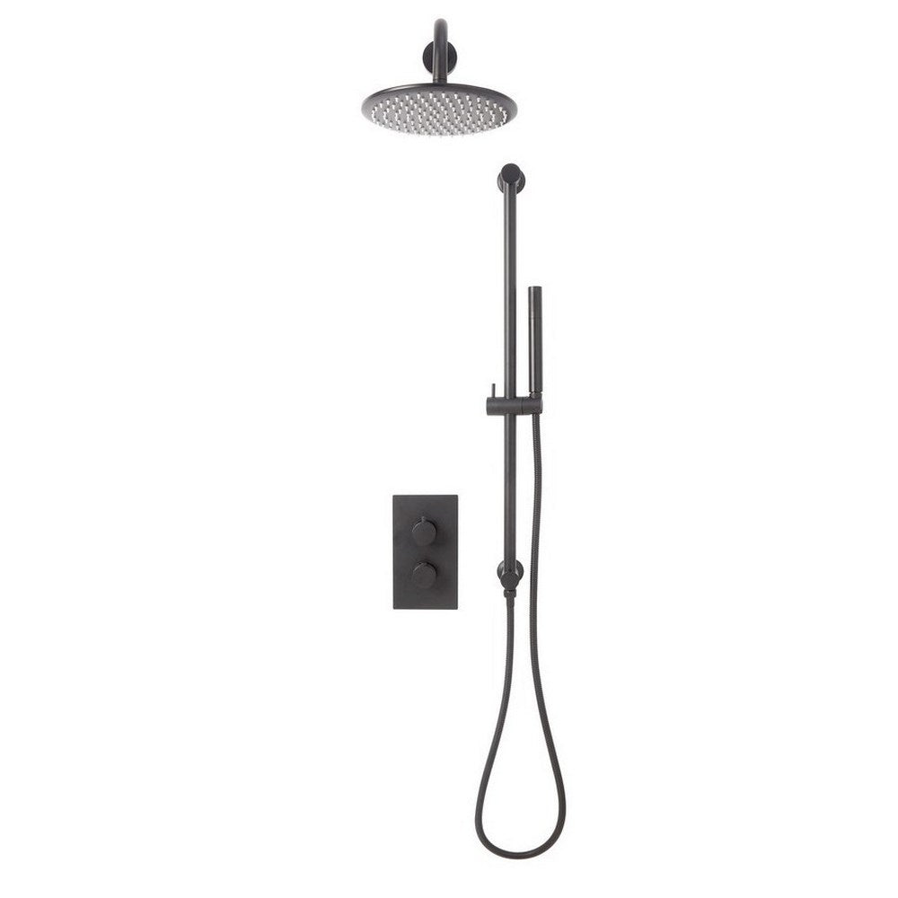 NU-037 Scudo Core Gunmetal Round Valve with Riser Kit and Head (1)