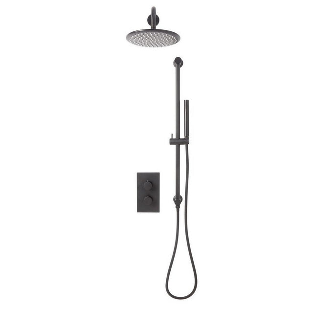 NU-037 Scudo Core Gunmetal Round Valve with Riser Kit and Head (1)