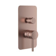 Scudo Core Manual Dual Outlet Concealed Shower Valve in Brushed Bronze