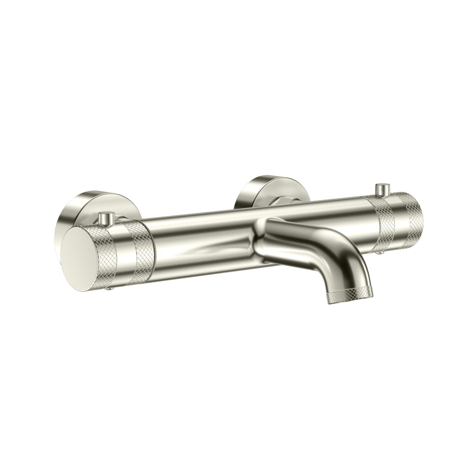 Scudo Core Wall Mounted Bath Filler in Brushed Nickel