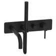 Scudo Core Wall Mounted Bath Shower Mixer in Black