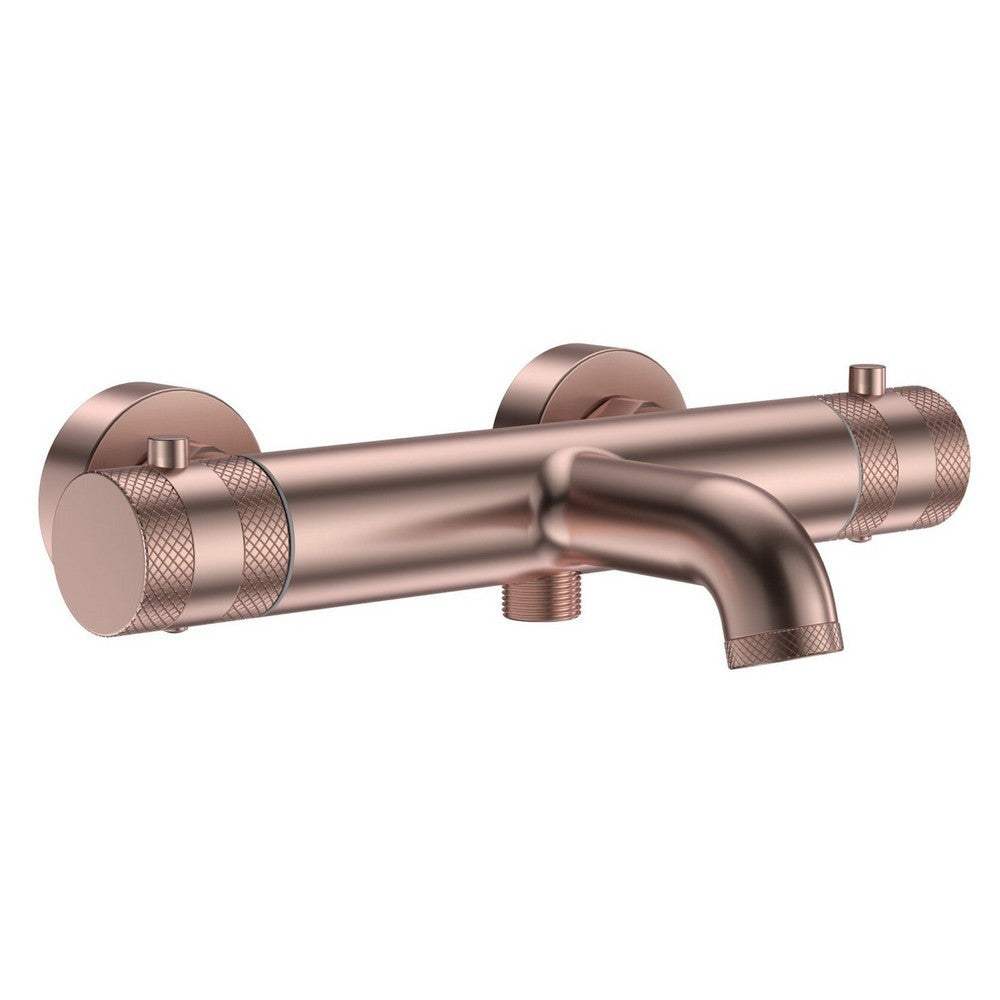 Scudo Core Wall Mounted Bath Shower Mixer in Brushed Bronze1