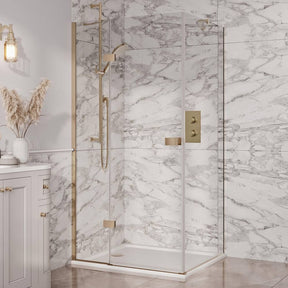 Scudo Dawn Athena Brushed Brass Side Panel