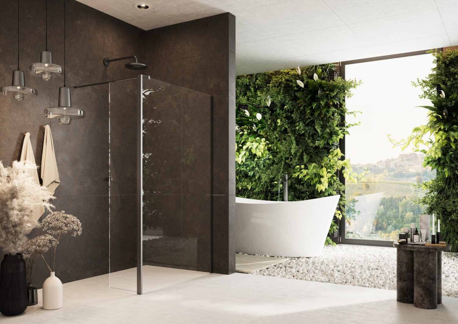 Scudo Dawn Minos 300mm Wetroom Swivel Panel 2