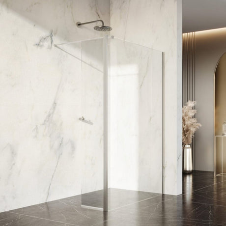 Scudo Dawn Minos 400mm Wetroom Swivel Panel in Chrome