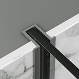 Scudo Dawn Minos Frameless Recessed Brushed Brass Wetroom Panel Recessed