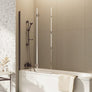 Scudo Dawn Thalia Inward Opening Bath Screen Bronze