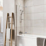 Scudo Dawn Thalia Outward Opening Bath Screen Chrome