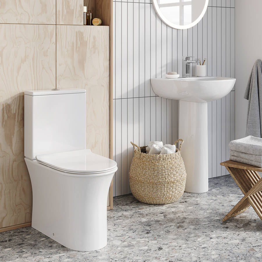 Scudo Deia 425mm Rimless Closed Back Pan lifestyle