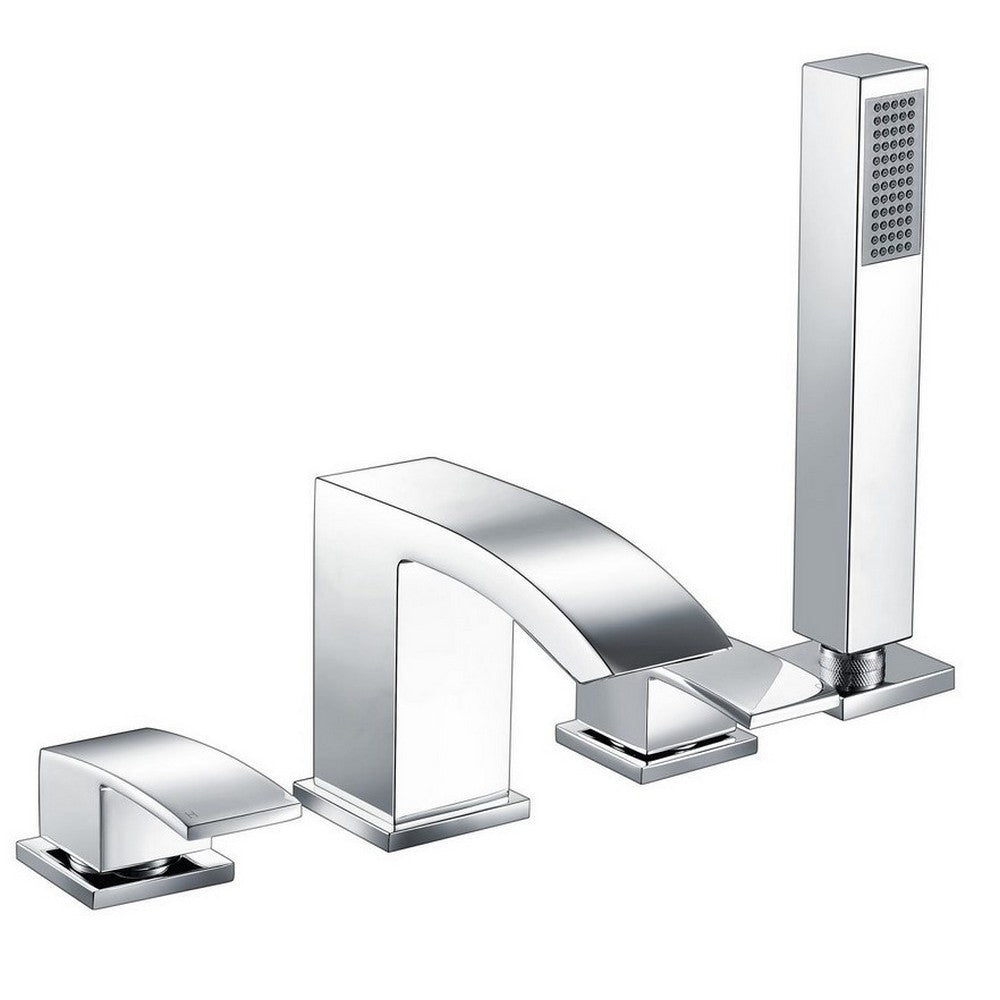 TAP254L Scudo Descent Chrome 4TH Bath Shower Mixer