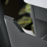 Scudo Ella 800mm Anthracite Floorstanding Vanity Unit with Basin Closeup