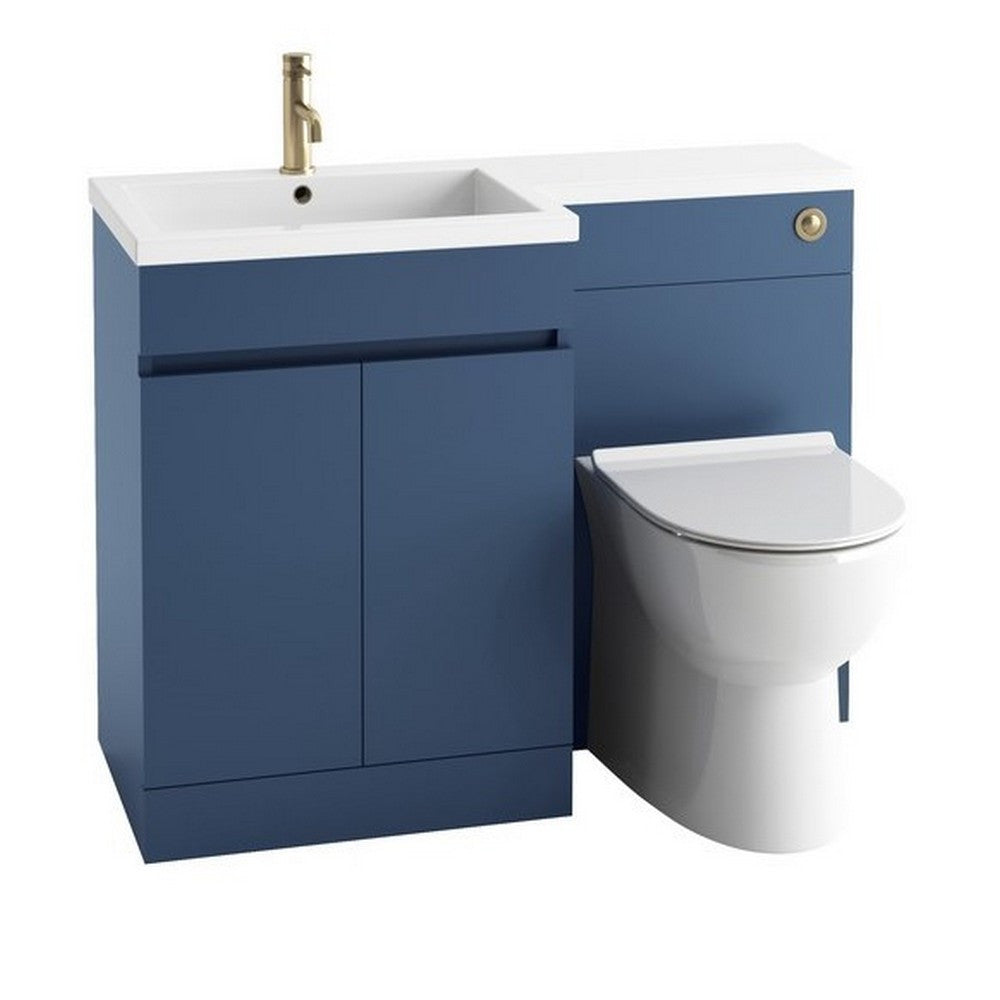 Scudo Empire 1100mm Matt Twilight Blue Left Handed Furniture Pack