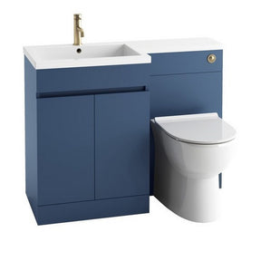 Scudo Empire 1100mm Matt Twilight Blue Left Handed Furniture Pack