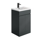 Scudo Empire 500mm Gloss Matt Anthracite Unit with Basin
