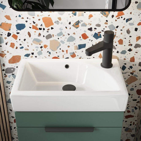 Scudo Esme 450mm Reed Green Cloakroom Vanity Unit with Basin lifestyle 2