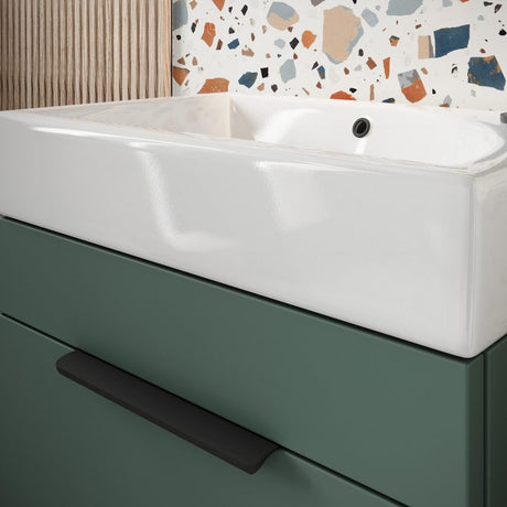 Scudo Esme 450mm Reed Green Cloakroom Vanity Unit with Basin lifestyle 3
