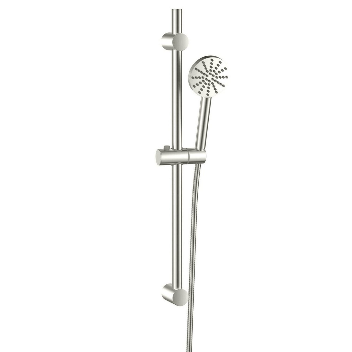 Scudo Exposed Shower Riser Rail in Brushed Nickel