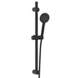 Scudo Exposed Shower Riser Rail in Matt Black