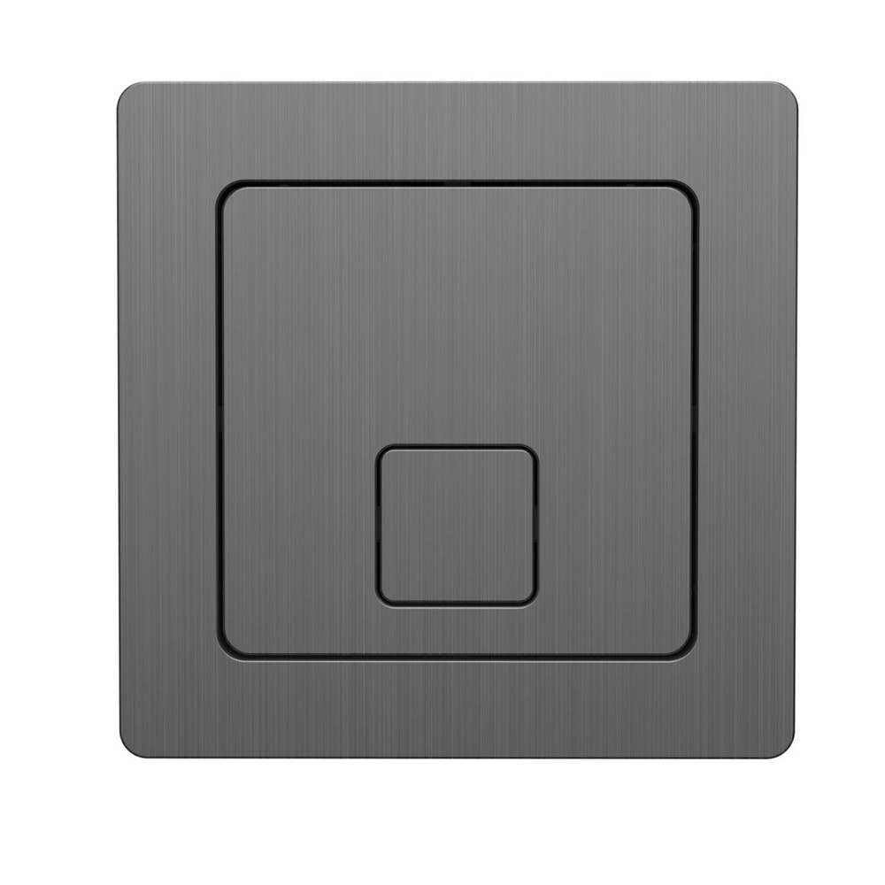 Scudo Gunmetal Square Dual Flush Button