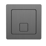 Scudo Gunmetal Square Dual Flush Button