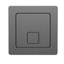 Scudo Gunmetal Square Dual Flush Button