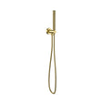 Scudo Handset with Outlet and Holder in Brushed Brass