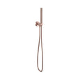 Scudo Handset with Outlet and Holder in Brushed Bronze