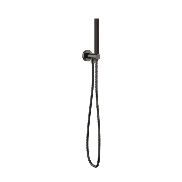 Scudo Handset with Outlet and Holder in Gunmetal