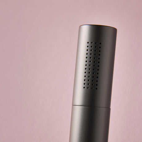 Scudo Handset with Outlet and Holder in Matt Black lifestyle