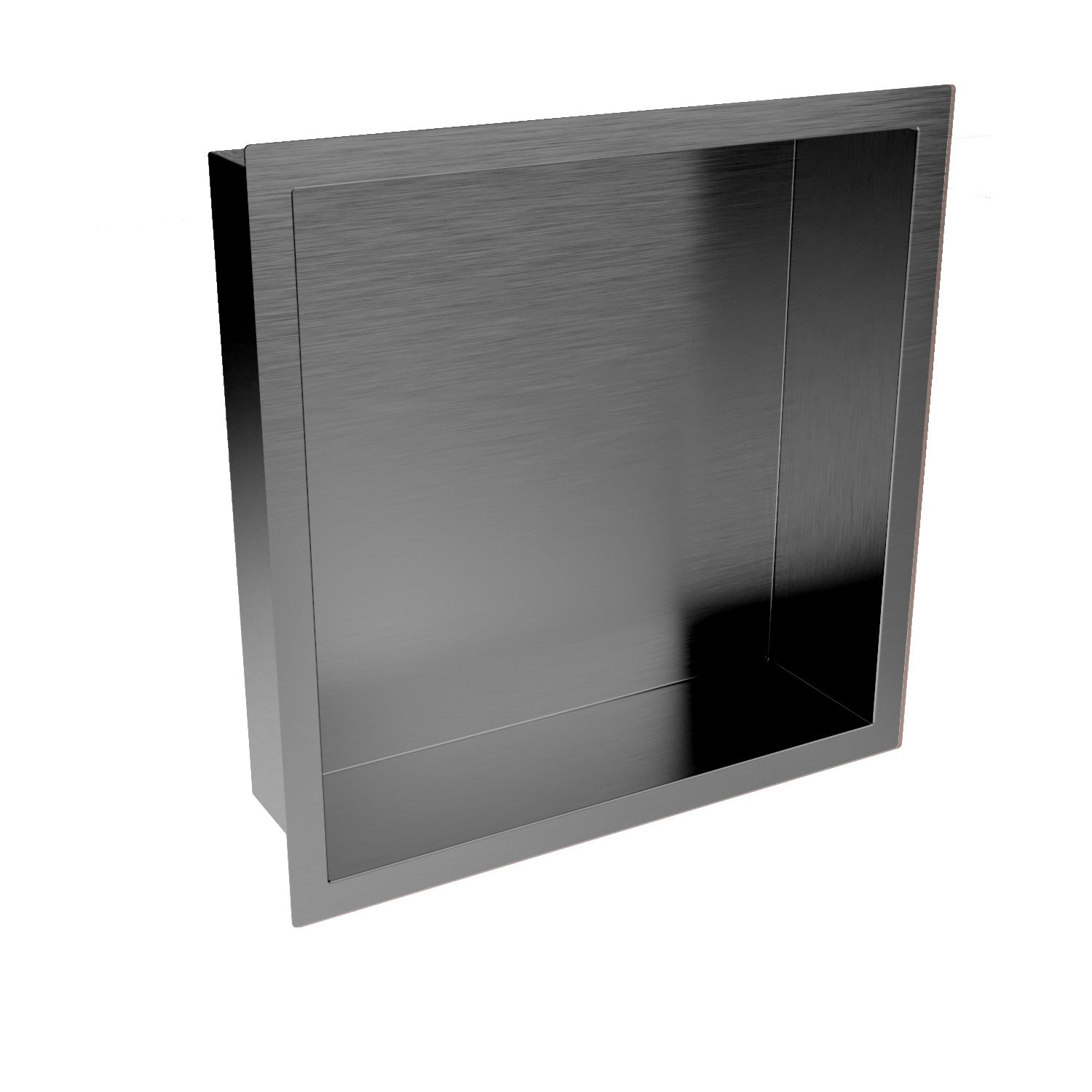 Scudo Inset Shower Niche 300 x 300mm Gunmetal