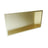 Scudo Inset Shower Niche 600 x 300mm brushed brass