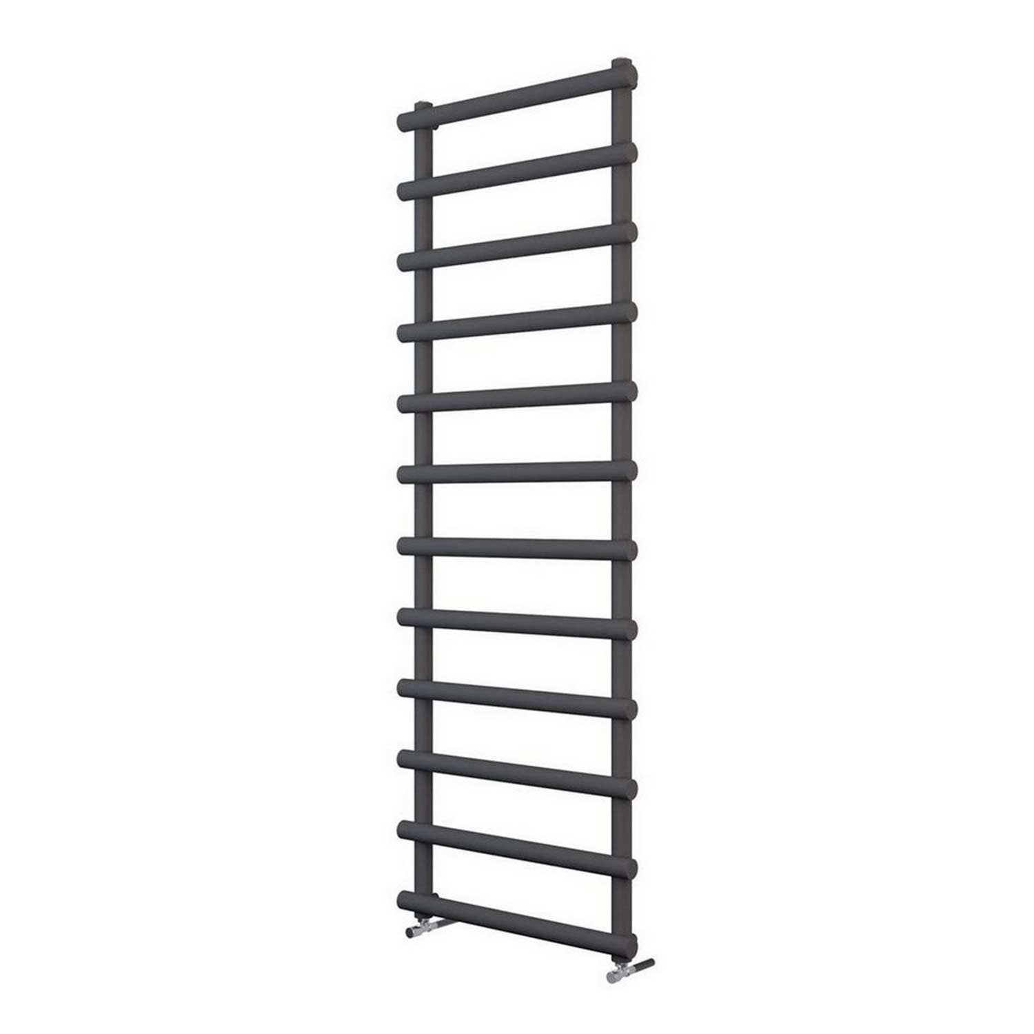 Scudo Izem 1750 x 500mm Designer Towel Radiator in Carbon Anthracite