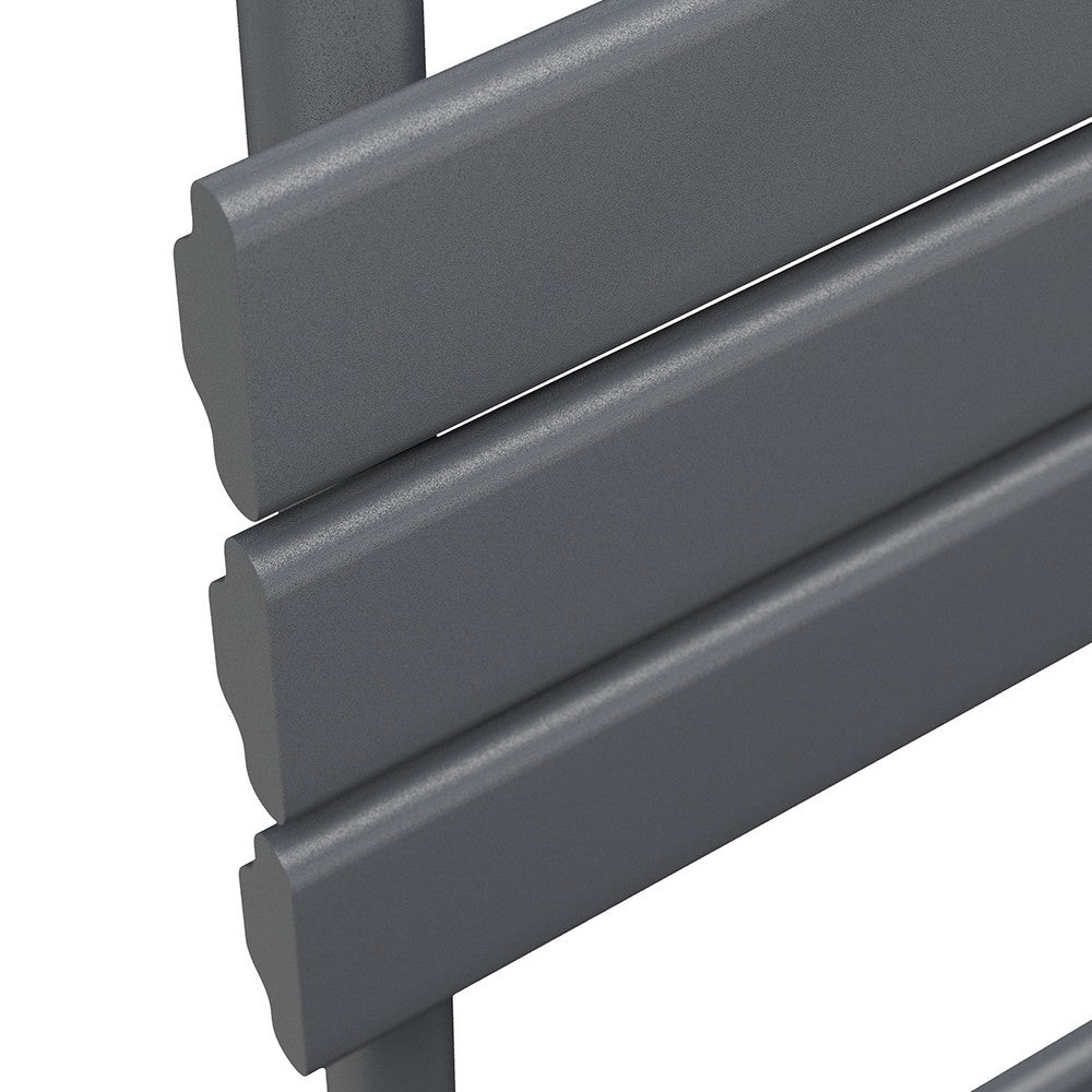Scudo Life Anthracite Towel Radiator Closeup