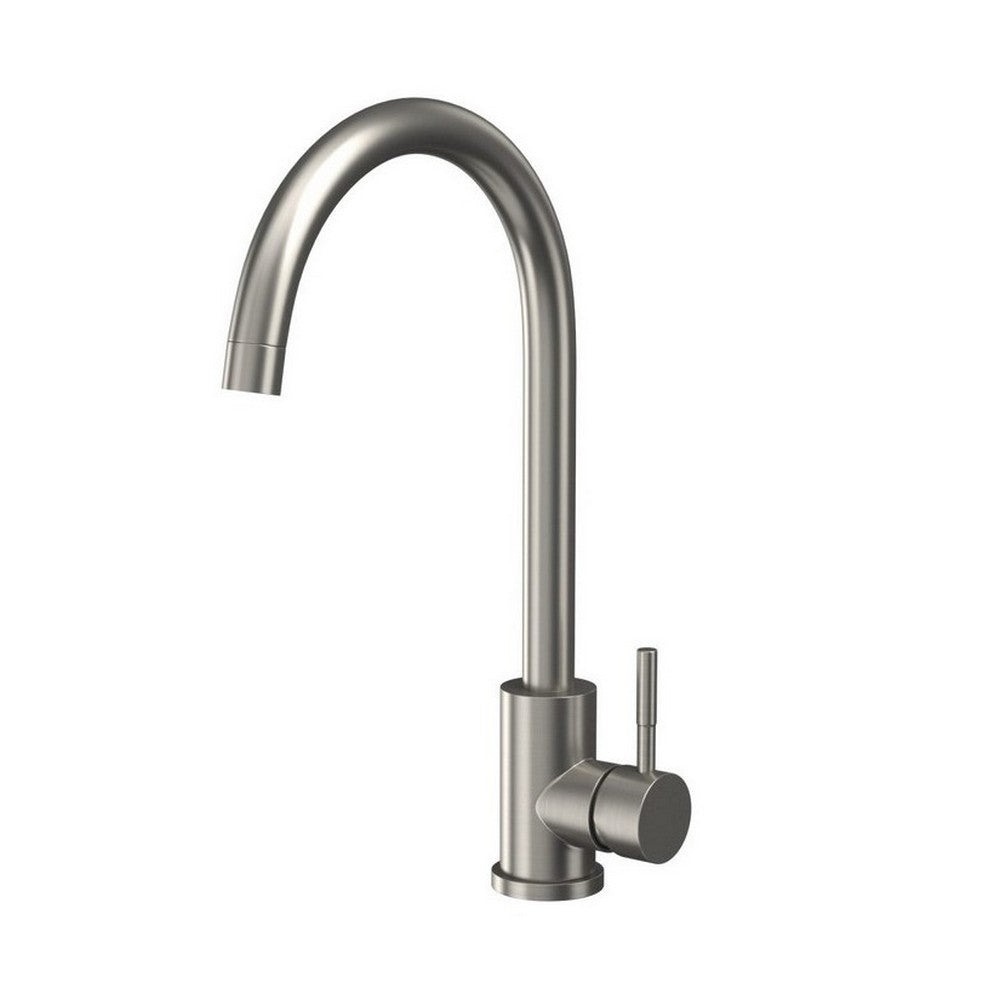 Scudo Manhattan Kitchen Tap in Brushed Stainless Steel