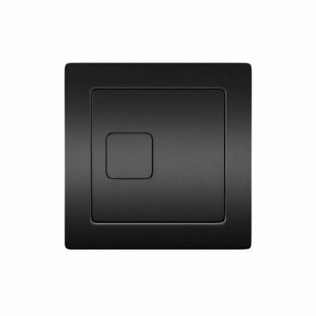 Scudo Matt Black Square Dual Flush Button