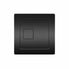 Scudo Matt Black Square Dual Flush Button